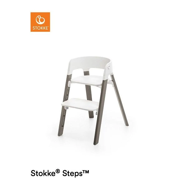 Stokke® Steps™ Hochstuhl Weiß Buchenholz Hazy Grey Mit Vielen Variationsmöglichkeiten 3 Stokke® Steps™ Hochstuhl Weiß Buchenholz Hazy Grey Mit Vielen Variationsmöglichkeiten
