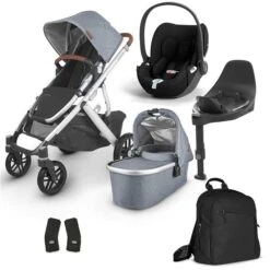UPPAbaby Vista V2 Bundle Gregory Blue & Cybex Cloud T, Base T, Wickelrucksack -Geschäft Für Babyprodukte vista v2 bundle gregory blue neu