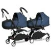 BABYZEN™ YOYO² Zwillingskinderwagen Navy Blue Gestell White 1 BABYZEN™ YOYO² Zwillingskinderwagen Navy Blue Gestell White -Geschäft Für Babyprodukte yoyo connect yoyo 2 3 4 twin bassinet white frame air france web